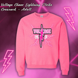 Voltage Cheer Lightning Strick Crewneck - ADULT