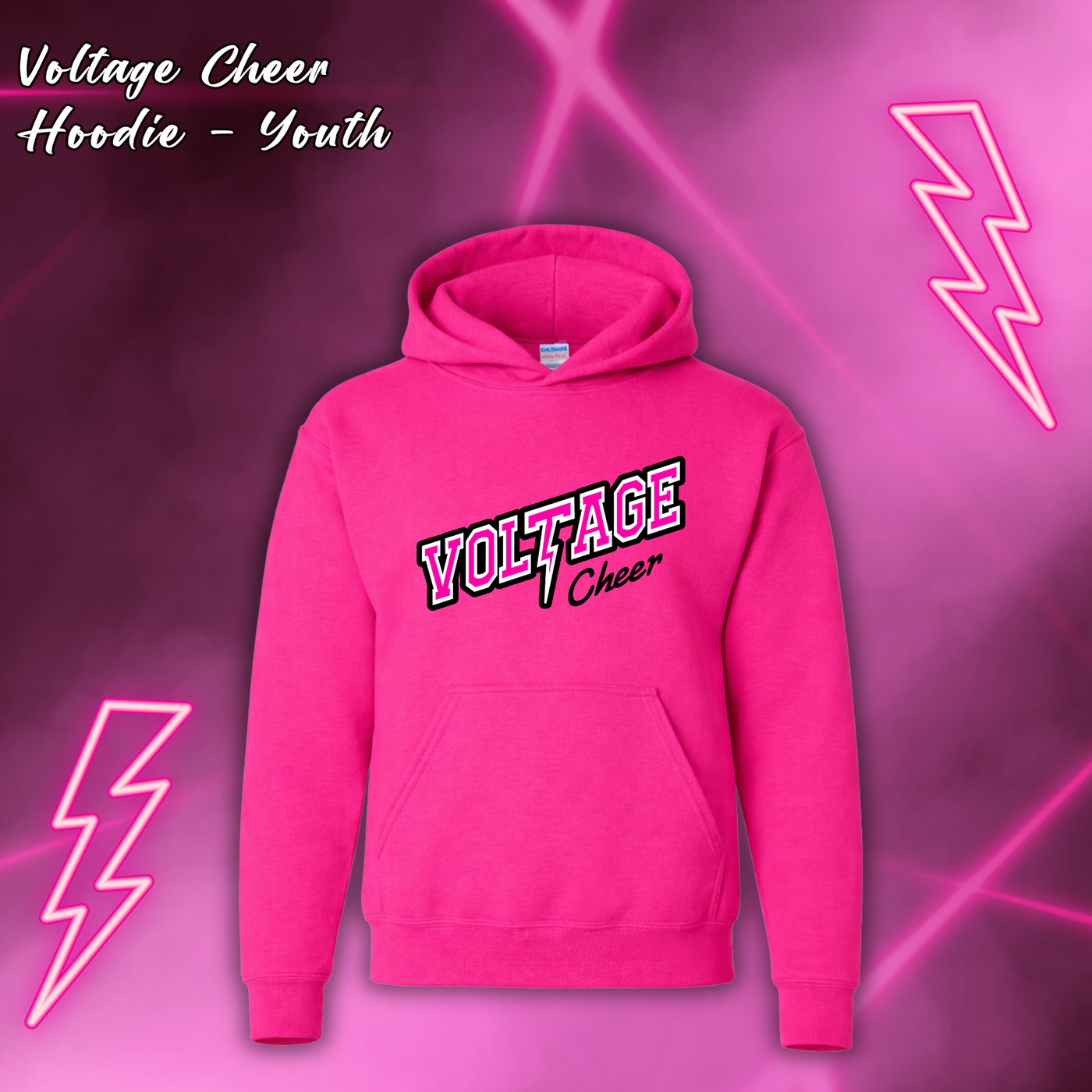 Voltage Cheer Hoodies - YOUTH