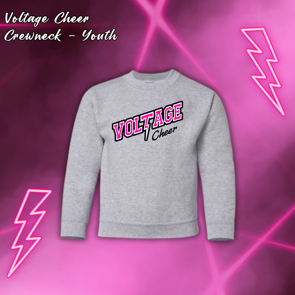 Voltage Cheer Crewneck - YOUTH