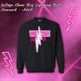 Voltage Cheer Big Lightning Bolt Crewneck - ADULT