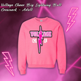 Voltage Cheer Big Lightning Bolt Crewneck - ADULT