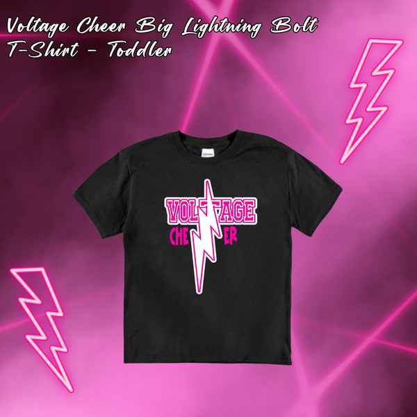 Voltage Cheer Big Lightning Bolt T-Shirt - TODDLER