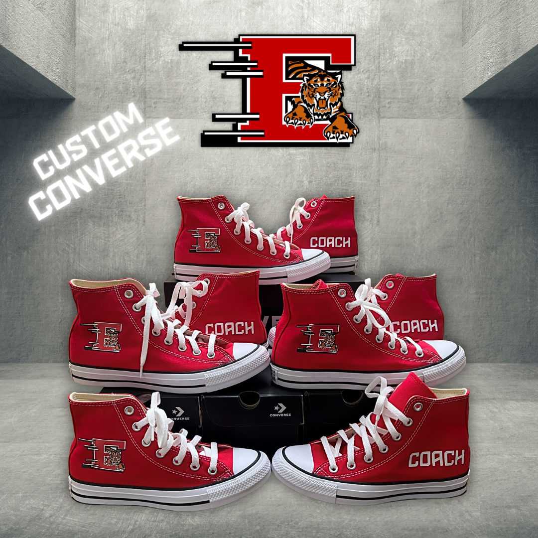 Custom Elsinore Converse Shoe Transfers/Application (8 Logos)