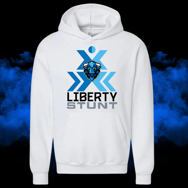 LIBERTY BISON STUNT Hoodie - White