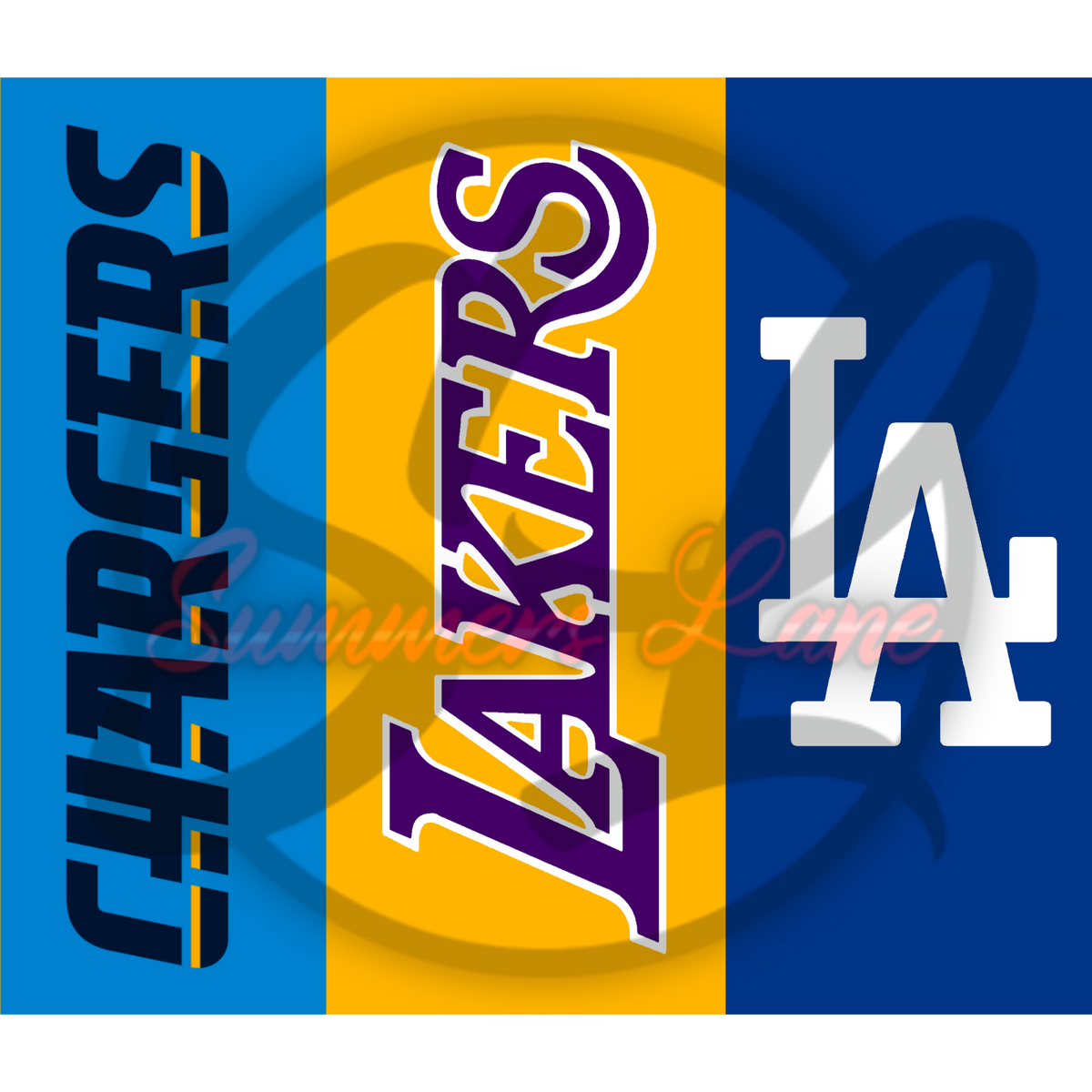 SUBLIMATION TRANSFER SHEET, Lakers Dodgers 49ers Smoke 20oz Skinny Str –  Summers Lane