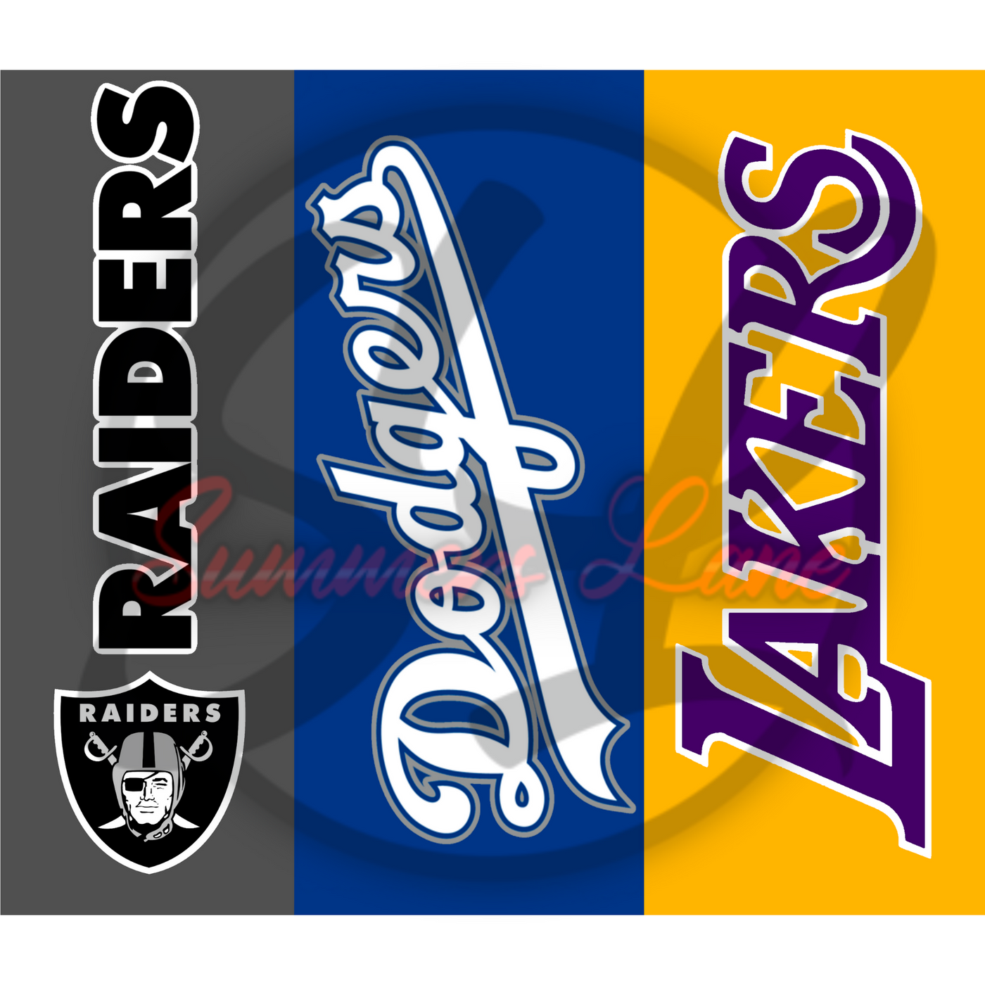 20oz SKINNY STRAIGHT Raiders Team Sports Design Digital Download