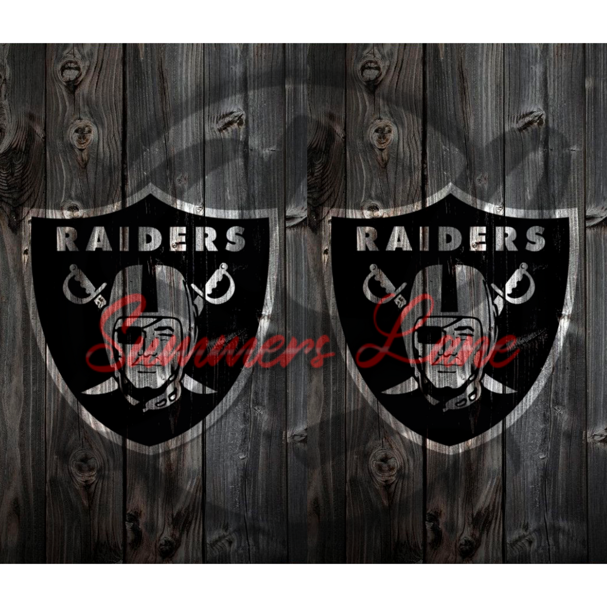 20oz SKINNY STRAIGHT Raiders Team Sports Design Digital Download