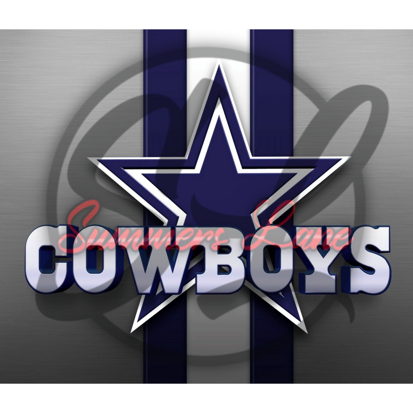 20oz SKINNY STRAIGHT Football Dallas Cowboys Template Design Digital  Download