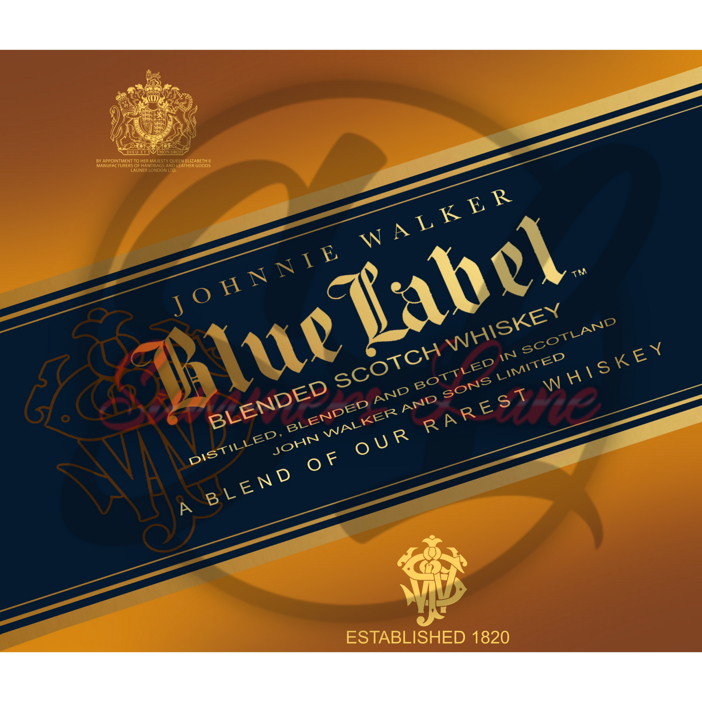 Blue Labble Johnnie Walker Blue Label Logo