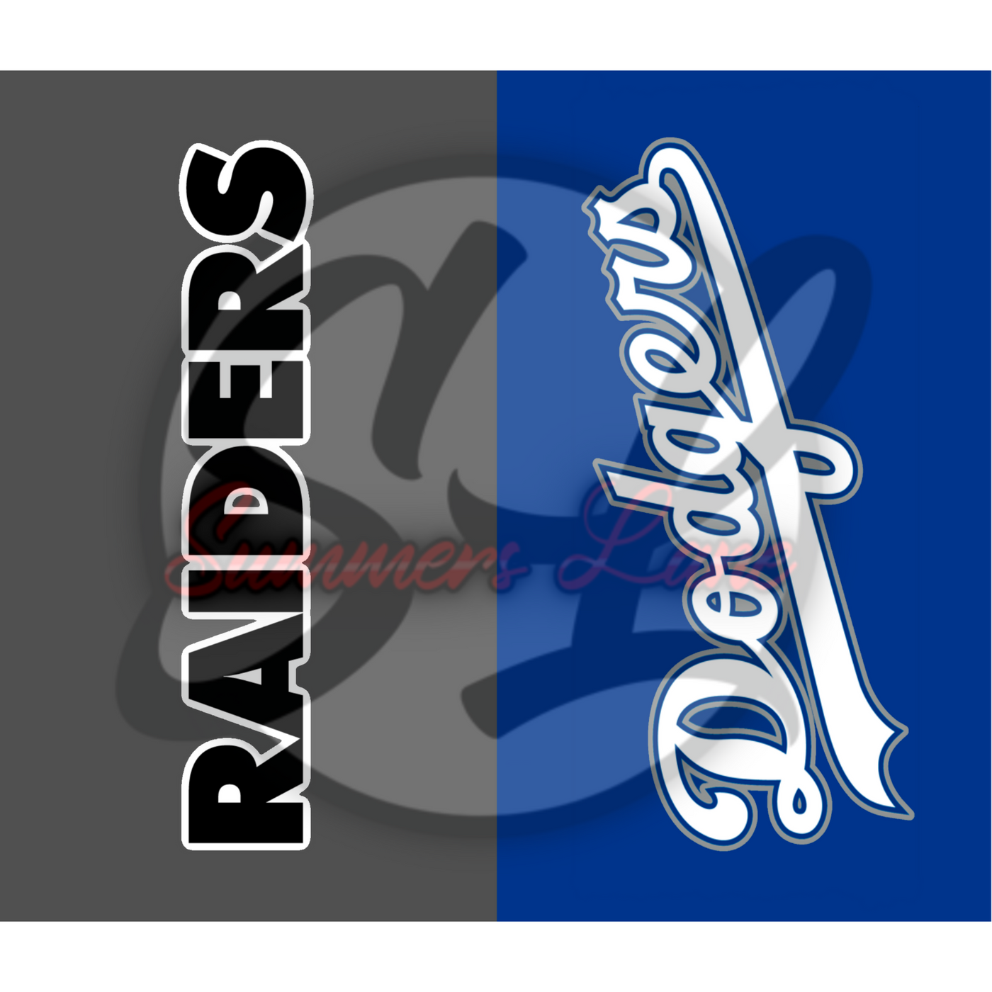 20oz SKINNY STRAIGHT Lakers Dodgers Rams Design Digital Download